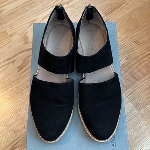 Black suede Adam Tucker Loafers